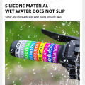 SEAMETAL 30mm Motorcycle Handlebar Covers Anti Slip O-Rings Silicone Handle Grip Cover Electric Bike Handle Anti-skid Ring.