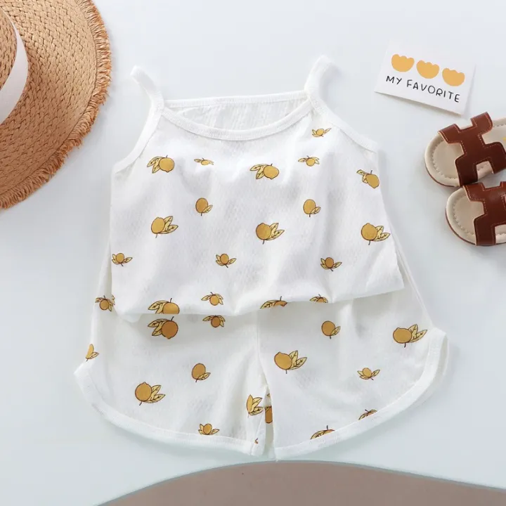 Girls%20Summer%20Clothes%20Sets%20New%20Baby%20Sleeveless%20Tops%20Shorts%202%20Pieces%20Suit%20Girls%20Square%20Collar%20Clothing%20Set%20Kids%20Cotton%20Clothes%20-%20Image%203