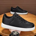 Fashion Leather Men White Sneakers Breathable Comfort Classic Casual Shoes Mens Outdoor Walking Shoes Couple Footwear Size 36-47. 