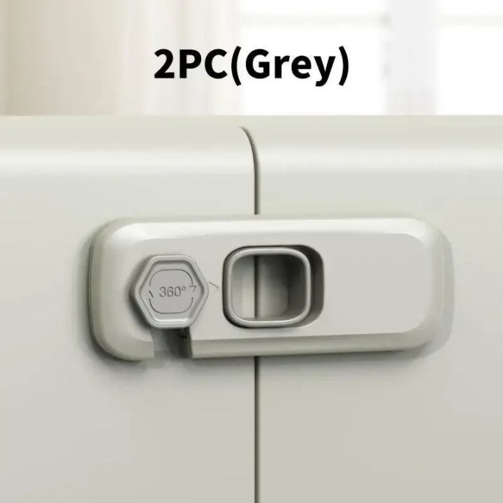 1/2/3%20PCS%20Baby%20Safety%20Locks%20Child%20Proof%20Multifunction%20Locks%20Lock%20for%20Drawer%20Cupboard%20Door%20Fridge%20Anti-pinch%20Safety%20Buckle%20-%20Image%205