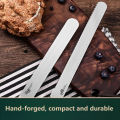 Stainless Steel Serrated Bread Knife Slices and Cuts Without Crumbling Cake Slicer Toast Saw Cake Spreader Sandwich Knife Baking.