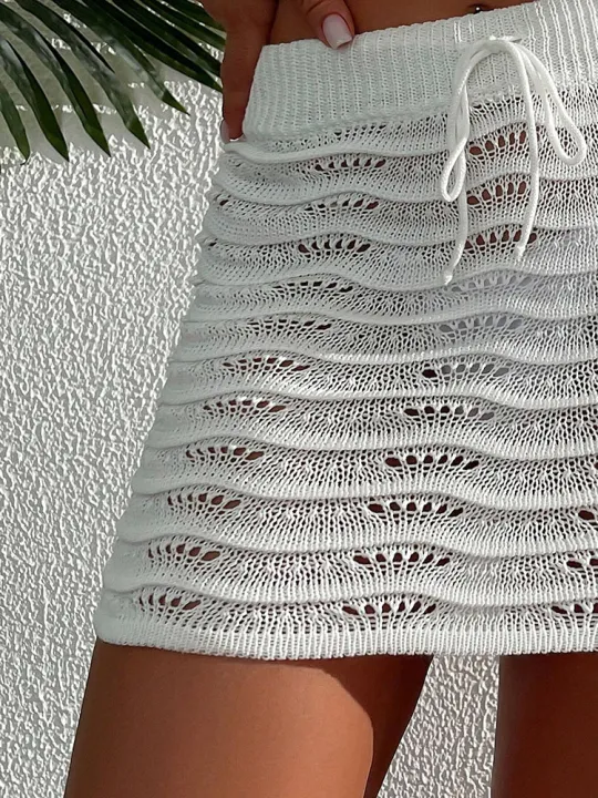 Beach%20Fashion%20Elegant%20Skirt%20Solid%20Color%20Hollow%20Bikini%20Blocked%20Knitted%20Short%20Skirt%20-%20Image%204
