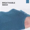 5/10/20 Pairs Of Mens Summer Thin Mesh Breathable Mens Polyester Sports Socks Sweat Absorbing Short Socks. 