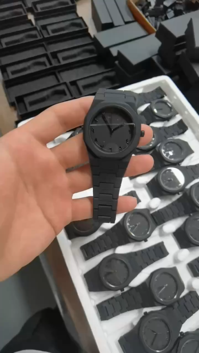 Black Arabic Dial Aura Watch for Men – Luxury Timepiece | Elegant ...