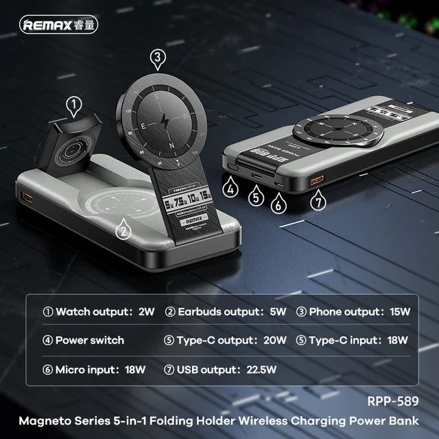 Wireless%20Power%20Bank%20Fast%20Charging%20Desktop%20Folding%20Stand%20Watch%20Headphones%20Magnetic%20Wireless%20Fast%20Power%20Bank%20-%20Image%203