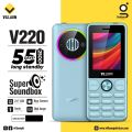Villion V220 - 2.4 Inch Display - Dual Sim - 2500mAH battery - Rear Camera - Auto Call recording - Torch Light - PTA Approved - Audio & Video Player - 1 Year brand warranty. 