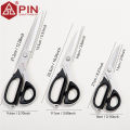 PIN Lightweight Heavy Duty Tailor Scissors 8"10"12", Premium Knife Edge Fabric Shears for Clothes, Leather & Office.