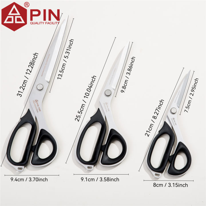 PIN%20Lightweight%20Heavy%20Duty%20Tailor%20Scissors%208"10"12",%20Premium%20%20Knife%20Edge%20Fabric%20Shears%20for%20Clothes,%20Leather%20&%20Office%20-%20Image%206