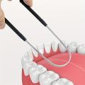 1PC Reusable Stainless Steel Tongue Scraper With Comfort Grip Handle Oral Care Tool, Tongue Cleaner Tongue Scraper.