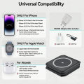 3 in 1 Wireless Charger Pad Stand Magnetic Fast Charging Dock Station for iPhone 15 14 13 12 11 8 Apple Watch Airpods Pro. 