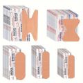 100pcs Flexible Fabric Adhesive Bandage Breathable Elastic Knuckle Bandage Assorted Bulk Fingertip Bandages for First Aid and Wo. 