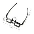 Prism Lazy Refractive Goggles Glasses Light-Weight Relax 90° Horizontal Spectacles Reading Watching TV Lying Fishing Sunglasses.