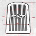 For KAWASAKI Vulcan 900 VN900 Classic LT Custom 2006-2019 Motorcycle Parts Steel Radiator Cover Bezel Grille Guard Protector.