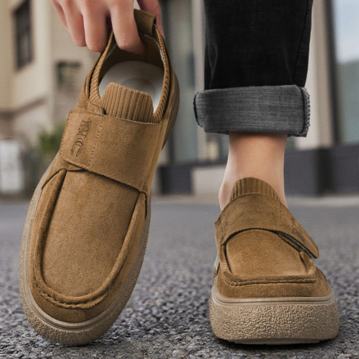Outdoor%20Fashion%20Sports%20Walking%20Board%20Shoes%20New%20Fashion%20Platform%20Suede%20Leather%20Mens%20Casual%20Shoes%20High%20Quality%20Men's%20Thick%20Bottom%20-%20Image%202
