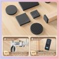 DIY Anti-slip Furniture Pads Thick 6mm Black Mute Mats Bumper Damper Self-Adhesive Furniture Table Chair Foot Protection Pads. 