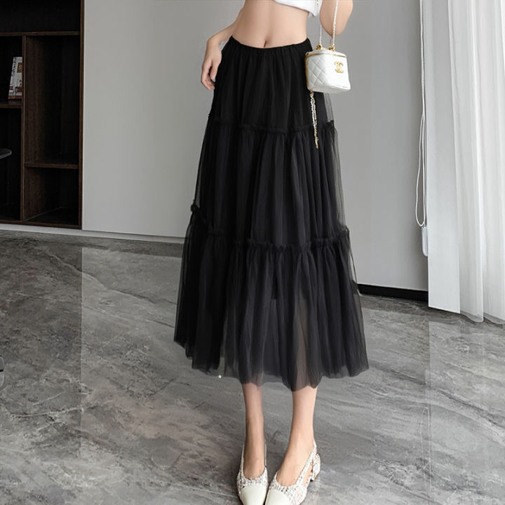 2026%20Fashion%20A-%20Line%20Half%20Skirt%20Women's%20Summer%20New%20Style%20High%20waist%20Midi%20Length%20Cake%20Skirt%20Korean%20Style%20Fashion%20Pleated%20Skirt%20-%20Image%207