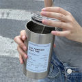 Stainless Steel Coffee Cup Thermoses Double Wall Vacuum Flask Insulated Cup Portable Ice American Coffee Mug Water Bottle. 