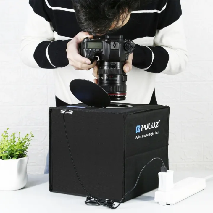 PULUZ%2025cm%20Folding%20Portable%20High%2097%20CRI%20Ring%20LED%20Light%20Photo%20Lighting%20Studio%20Shooting%20Tent%20Box%20with%2012%20Colors%20Backdrops%20-%20Image%206