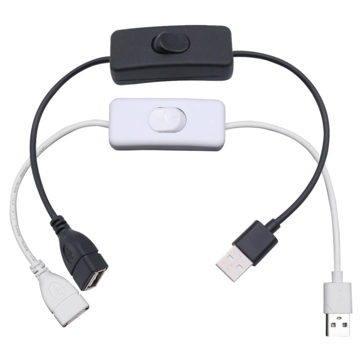 USB Cable with Switch ON/OFF Cable Extension Toggle for USB LED String ...
