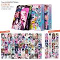 60+32Pcs/Set Game Korean Manga Alien Stage LOMO Card Sticker Mizi Sua Ivan Till Hyuna Luka Printing Card Anime Cards. 