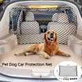 Car Trunk Fence Pet Dog Isolation Protective Net Sturdy  Durable Elastic Isolation Nets Pets Safety Fence for Any Vehicle. 