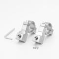 Motorcycle Mirror Mount 2PCS Aluminum Alloy Universal Bracket 8/10mm Handlebar Rearview Holder For Cycling Commuting Riding.