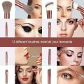 Professional Makeup Brush Set - Soft Fluffy Cosmetic Brushes for Foundation, Powder, Eyeshadow & Blending , Beauty Tools. 