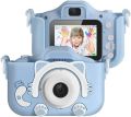 Digital Dual Camera for Kids with 2.0" Color Display Screen 12.0 Mega Pixels & 1080p HD video  & Micro-SD Card Slot for Children. 