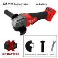 Milwaukee Brushless Angle Grinder 100/125mm High Power Cutting Electric All-purpose Cordless 18V Lithium Battery Power Tools. 
