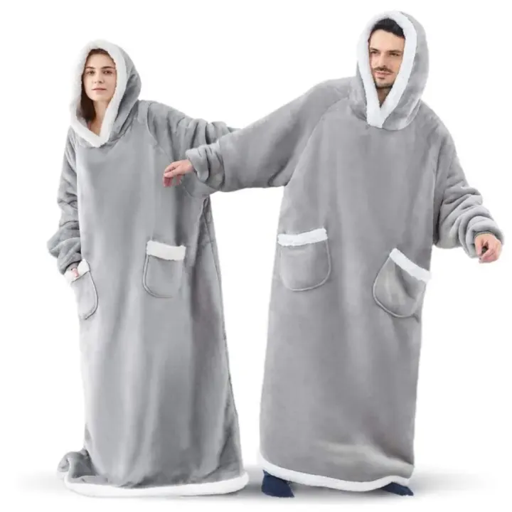 180cm%20Super%20Long%20Flannel%20Blanket%20Pyjamas%20with%20Sleeves%20Winter%20Hoodies%20Sweatshirt%20Women%20Men%20Pullover%20Fleece%20Giant%20Oversized%20Outdoo%20-%20Image%204