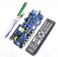 T.R67.671 Universal 3 in 1 LED TV Motherboard Built in Power Board & LED Backlight Driver For 24 inch to 28 inch LED TV Similar Replaced TP.V56.PA671 PA675. 