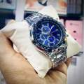 Luxury Chronograph Watch For Men Stainless Steel Quartz Military Wrist Watch Waterproof Business Watch Multiple Color. 