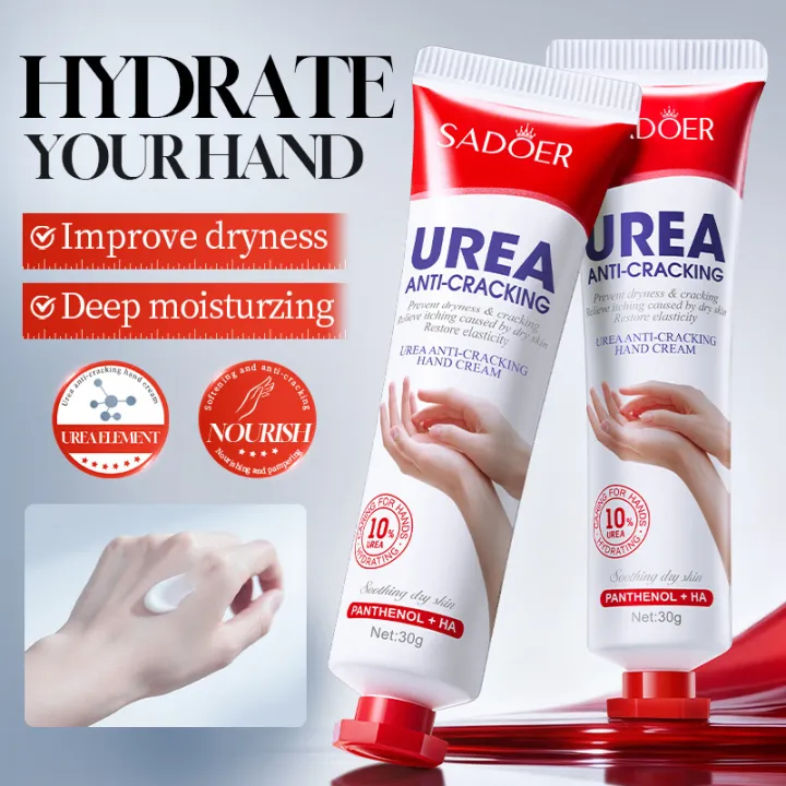 3/5pcs%20SADOER%2010%25%20Urea%20Anti-Cracking%20Hand%20Cream%20Panthenol%20HA%20Deep%20Moisturizing%20Improve%20Dryness%20Repair%20Cracked%20Hands%20Skincare%2030g%20-%20Image%202