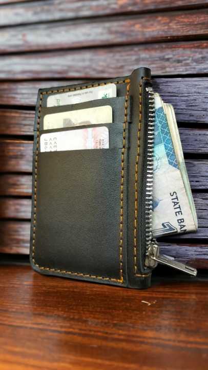 Geniune leather men's purse wallet for men Bi fold mini fashion wallet
