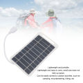 Small Solar Panel Monocrystalline Silicon High Efficiency 5V 5W USB Solar Panel Handle Design for Camping for Outdoor.