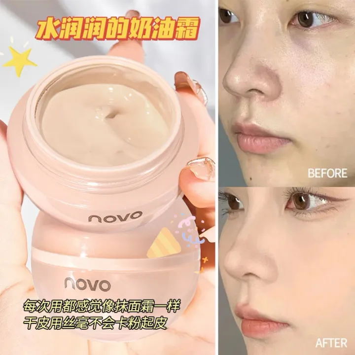6106%20(New/Genuine)%20Novo%20Foundation%20Cream-Based%20Foundation,%20Matte%20Texture,%20Full%20Coverage,%20Oil%20Control,%20Brightens%20Skin,%20Waterproof,%20Long-Lasting,%2030g%20-%20Image%202