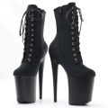 Stripper 8" Platform Lace Up Cтрипы Pole Dance Ankle High Boots In Stock Fast Shipping Size36-43.