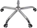 Office revolving chair Steel Metal Chrome base with 5 wheels | Office revolving chair steel base with wheel | Office Chair Base | Metal Steel Base For All Chairs. 