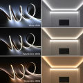 USB Zigbee COB LED Strip 5V 1m 2m 3m Warm Natural White TV BackLighting Cabinet Lighting Room Decor for Alexa/ Assistant. 
