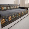 1pc Bohemian Jacquard Chenille Sofa Towel Boho Style Sofa Cover for All Seasons Living Room Couch Furniture Protector Decor.