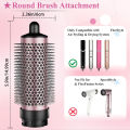 “FlexStyle Round Brush Attachment Volumizing Styling Tool for Straight/Wavy/Curly/Coily Hair, Professional Hair Brush for All Ha. 