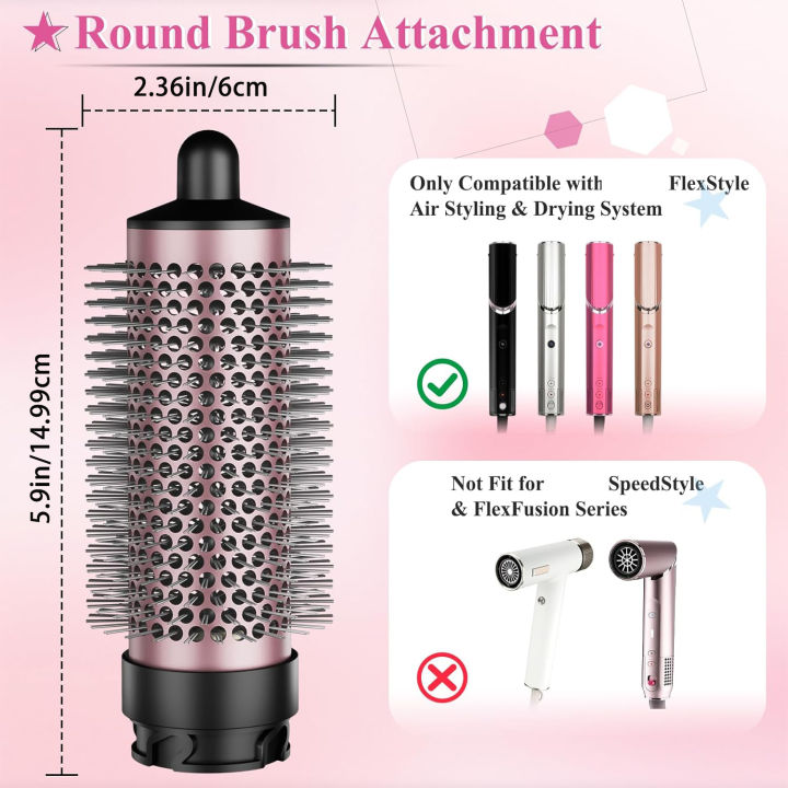 %E2%80%9CFlexStyle%20Round%20Brush%20Attachment%20Volumizing%20Styling%20Tool%20for%20Straight/Wavy/Curly/Coily%20Hair,%20Professional%20Hair%20Brush%20for%20All%20Ha%20-%20Image%206