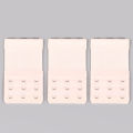 3 pcs 3 rows 3 hook stainless steel stretch bra extender Elastic underwear extension buckle adjustable women's bra rear buckle. 