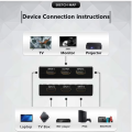 3 in 1 HDMI-compatible Switch 4K Switcher out HD 1080P Video Cable Splitter 1x3 Hub Adapter Converter for PS4/3 TV Box HDTV PC.