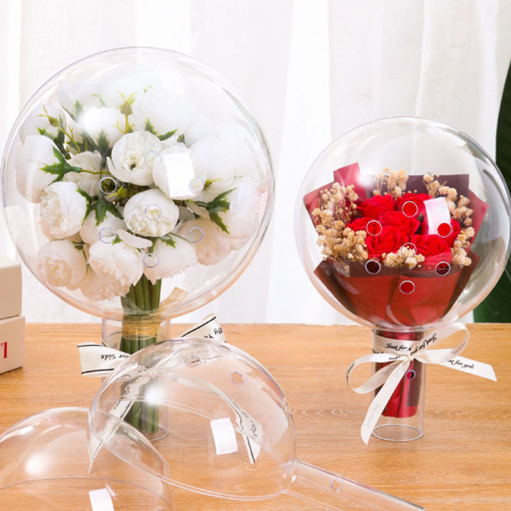 5pcs%20Transparent%20Bobo%20Ball%20with%20Handle,%20DIY%20Clear%20Plastic%20Fillable%20Ornaments%20Transparent%20Decoration%20Balls%20for%20Craft%20Packaging%20-%20Image%202