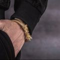 Gold Plated Dragon Bracelet. 