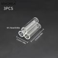 KEMORELA Acrylic Aquarium Decorations Set Fish & Shrimp Shelter Houses Transparent Simulation for Fish Tanks-3/6/10/15PCS Option.
