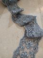 Gray fancy lace for clothes 1.2. 