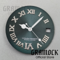 GRAMOCK 25mm Brown Roman Watch Dial Hands Sunberst Diamond Dial For NH15 Automatic Lady's 31mm Wristwatch Modified Accessories. 