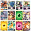 Pokemon Cards Charizard Pikachu Vmax GX MEGA Vstar Pokmo Letters Kids Gift Game Collection Card ESPANOL Toy Holo Rainbow. 